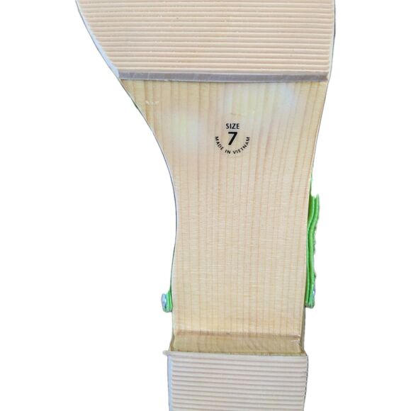 Woodies Hand Painted Sandles For Women Size 7 - Picture 6 of 6